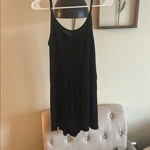 Black Sleeveless Romper